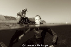 My dive buddy by Louwrens De Lange 